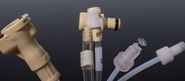 Plastic Tubes Used in In Vitro Diagnostics Testing Machines with Various Fittings