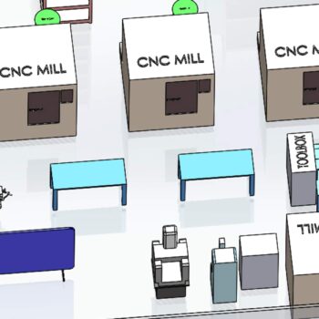 Diagram of CNC Plastic Machining, CNC Plastic Milling, & CNC Plastic Turning Plant
